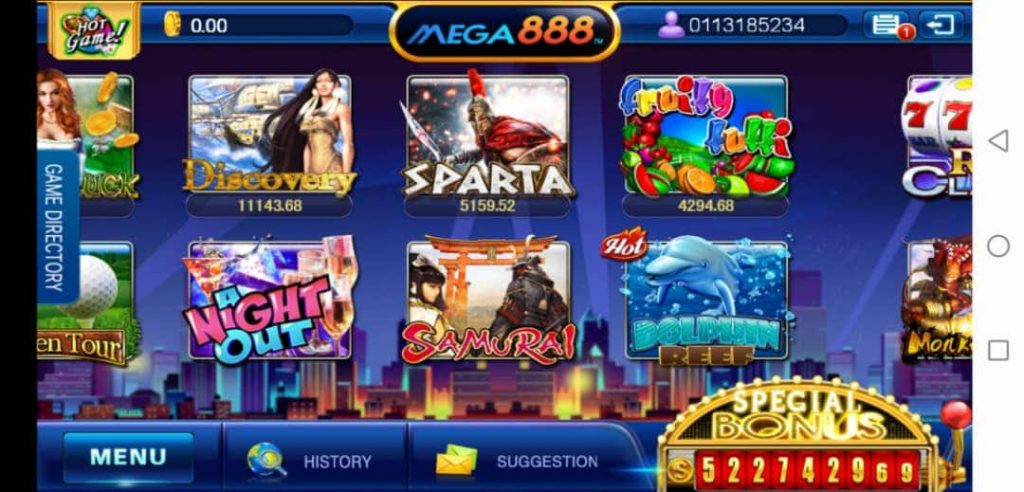 Available In Mega888
