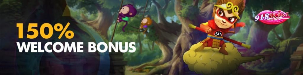 150% welcome bonus